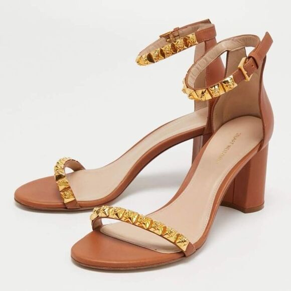 Stuart Weitzman Shoes - Stuart Weitzman Women’s Rosemarie Studded Leather Sandals